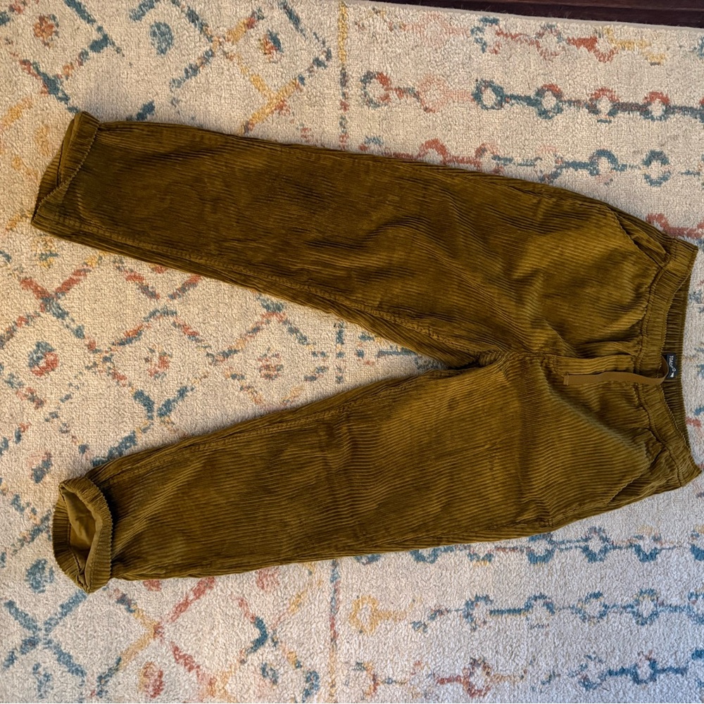 Toad&Co Golden Brown Corduroy Pants